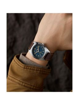 Timex - Expedition Tonneau 39Mm Blue Dial Analog Men Watch (Tw2Y30600Uj) (M)