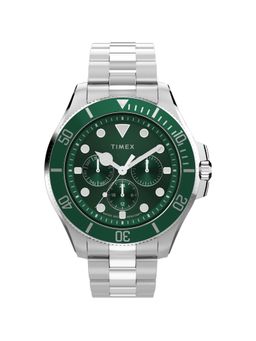 Timex - Harborside Coast Round 43Mm Green Dial Analog Men Watch (Tw2Y33200Uj) (M)