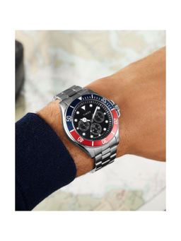 Timex - Harborside Coast Round 43Mm Black Dial Analog Men Watch (Tw2Y33300Uj) (M)