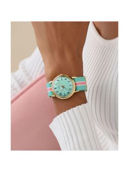 Timex - Marlin Round 34Mm Green Dial Analog Women Watch (Tw2Y49700Uj) (M)