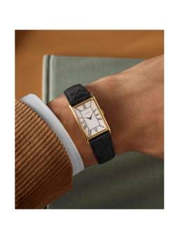 Timex - Reissue Rectangle 21Mm White Dial Analog Unisex Watch (Tw2Y56200Uj) (M)