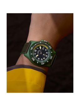 Timex - Expedition Round 46Mm Green Dial Analog Men Watch (Tw2Y61400Uj) (M)