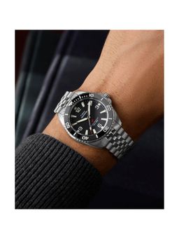 Timex - Deepwater Arctic Round 41Mm Black Dial Analog Men Watch (Tw2Y64500Ik) (M)