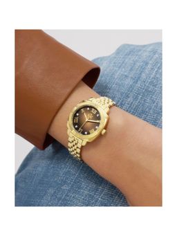 GC - Collection Square 28Mm Brown Dial Analog Women Watch (Z73001L4) (M)