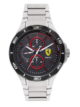 Scuderia Ferrari - Black Pista Round Dial Analog Watch - 0830726