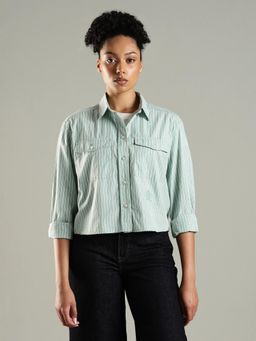 Tommy Hilfiger - Striped Relaxed Fit Cotton Shirt