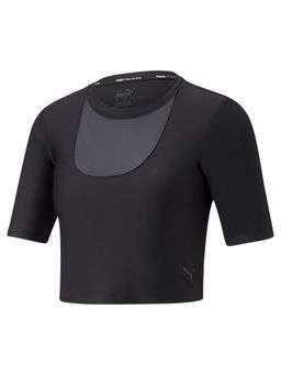 Puma - Safari Glam Fashion Women Black T-shirts