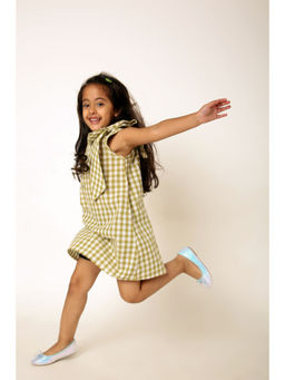 A Little Fable - Mia Green Bow Dress