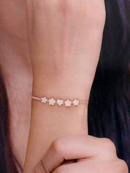 Kai Jewel - Sterling Silver Rose Gold The Shape Of You Chain Bracelet