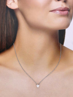 Kai Jewel - Sterling Silver Crystal Heart Necklace