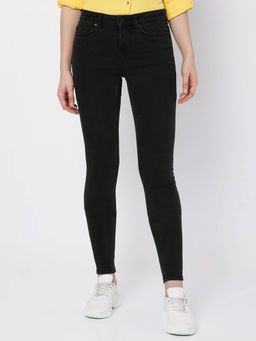 VERO MODA - Women Solid Black Jeans