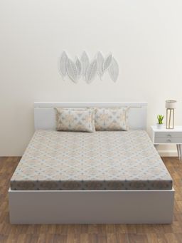 Happy Hues - Era Collection King Size Bedsheet with 2 Pillow Covers