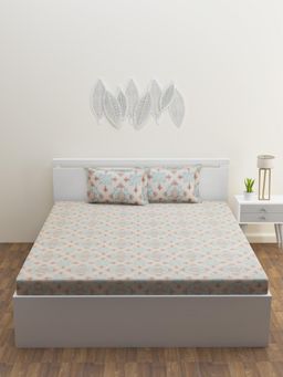 Happy Hues - Era Collection King Size Bedsheet with 2 Pillow Covers