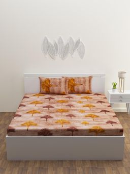 Happy Hues - Artisan Collection King Size Bedsheet with 2 Pillow Covers