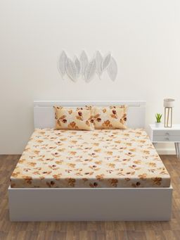 Happy Hues - Artisan Collection King Size Bedsheet with 2 Pillow Covers