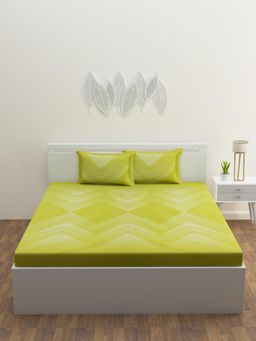 Happy Hues - Twilight Collection King Size Bedsheet with 2 Pillow Covers