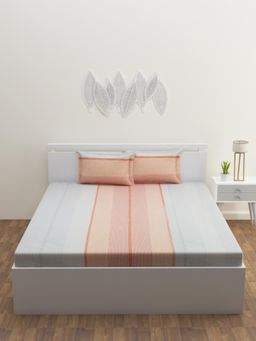 Happy Hues - Twilight Collection King Size Bedsheet with 2 Pillow Covers