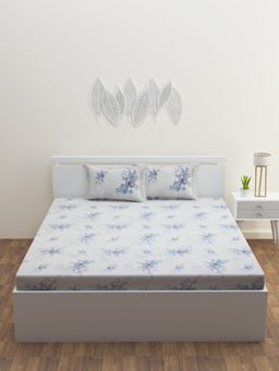 Happy Hues - Artisan Collection King Size Bedsheet with 2 Pillow Covers