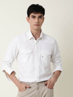 Rare Rabbit - Rubans White Shirt