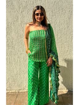 RAISHAA - Green Jade Festive Co-Ord (Set of 3)