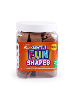 Little Birdie - Mdf Fun Shapes 5.5Mm Thick 108Pc Brown