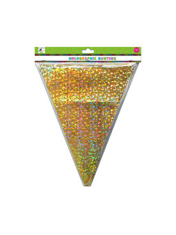 Little Birdie - Holographic Bunting Gold 4M 11Pcs Multi-Color