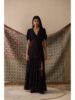 Calling June - Navy Blue Quinn Maxi Dress