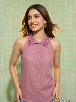 Mamicha - Mauve Saavi Top