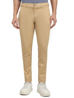 ColorPlus - Tapered Fit Medium Khaki Trouser