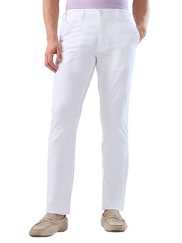 Park Avenue - Slim Fit White Trouser