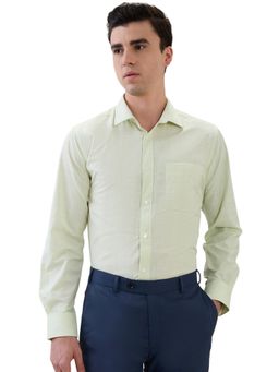 Park Avenue - Regular Fit Medium Green Shirt