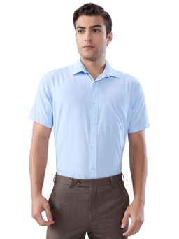Park Avenue - Regular Fit Light Blue Shirt