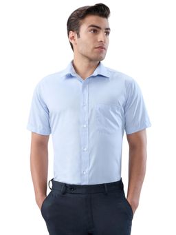 Park Avenue - Regular Fit Medium Blue Shirt