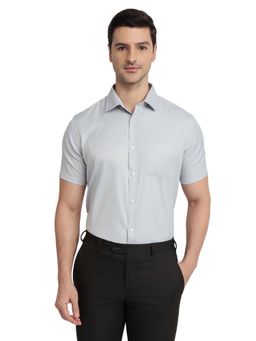 Park Avenue - Regular Fit Medium Grey Shirt