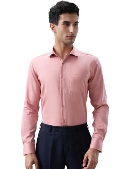 Park Avenue - Slim Solid Medium Pink Shirt
