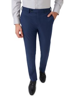 Park Avenue - Slim Fit Solid Dark Blue Trouser