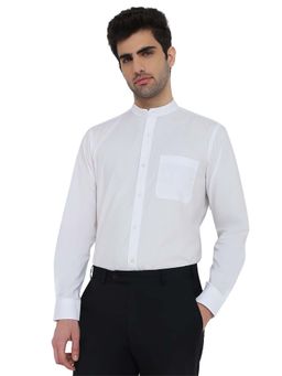 Raymond - Contemporary Fit Solid White Shirt