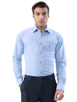 Raymond - Slim Fit Medium Blue Shirt