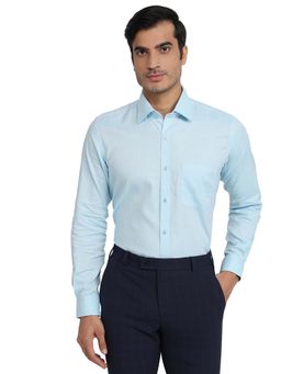 Raymond - Regular Fit Medium Blue Shirt