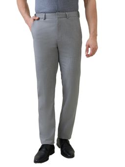 Raymond - Contemporary Fit Solid Medium Grey Trouser
