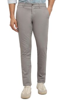 Parx - Tapered Fit Solid Medium Grey Trouser