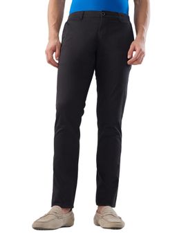 Parx - Tapered Fit Black Trouser
