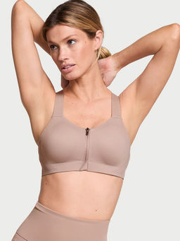 Victoria's Secret - Beige VSX Knockout Front-Close Sports Bra