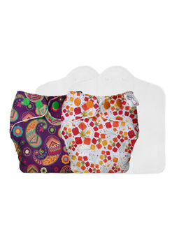Superbottoms - Unisex UNO Cloth Diaper with Pad (Pack of 2) (0-3 Months)