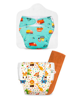 Superbottoms - Unisex UNO Minky Pull-up Cloth Diaper (0-3 Months)