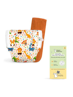 Superbottoms - Unisex Pull-Up Cloth Diaper Pants with Diaper Sheet (0-3 Months)