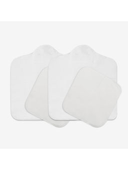 Superbottoms - Unisex Diaper Insert 2 Dry Feel Pad + 2 Extra Booster (Pack of 2) (0-3 Months)
