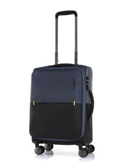 Samsonite - Trolley Bag Suitcase For Travel | Strarium Spinner 55 Cms Polyester Softsided Small Cabin Luggage Trolley Bag | Trolley Bag For Men Women