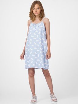 ONLY - Women Printed Blue Dress