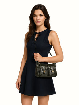 Hidesign - Pyne 01 Genuine Leather Womens Green Sling Bag